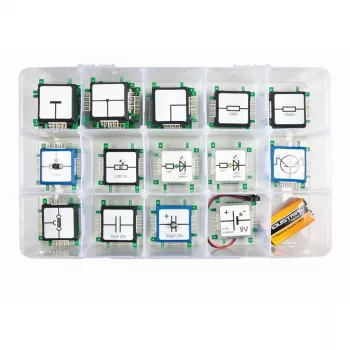 ALLNET BrickRknowledge conjunto básico (edição espanhola) – conjunto de aprendizagem de eletrónica e robótica compatível com Arduino