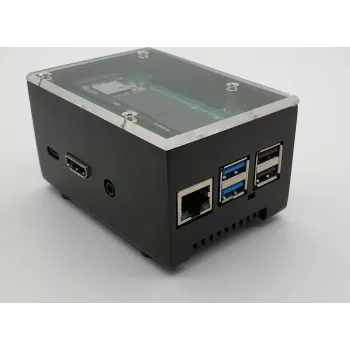 ALLNET Rock Pi Caixa de alumínio ecoPI Starter preta (RockPi_GH_ecoPI_SW)