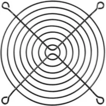 Grelha para ventoinha Alphacool 120mm preta (10337)