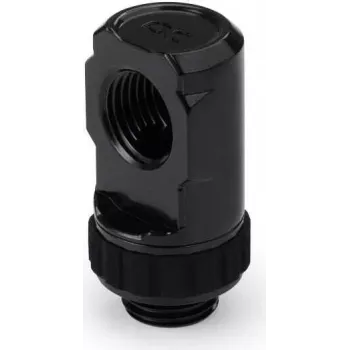 Adaptador rotativo Alphacool Apex Grip 90° G1/4 rosca macho para rosca fêmea - preto profundo 14807