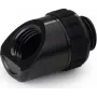 Alphacool Apex Grip Adaptador 45° macho/fêmea G1/4 rotativo preto (14808)