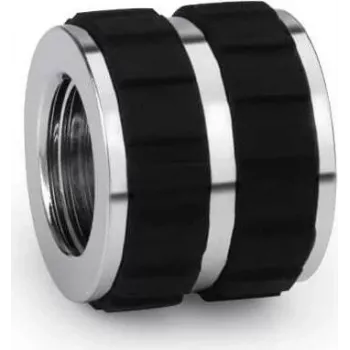 Alphacool Apex Grip conector 16mm fêmea/fêmea G1/4 cromado (14946)