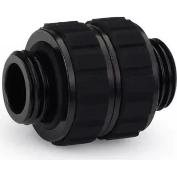 Alphacool Apex Grip adaptador duplo macho G1/4 rosca macho para rosca macho rotativo preto 14809