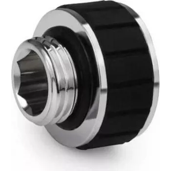 Alphacool Apex Grip conector de extensão 10mm macho para fêmea G1/4 polegadas cromado (14896)
