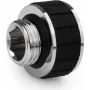 Alphacool Apex Grip conector de extensão 10mm macho para fêmea G1/4 polegadas cromado (14896)