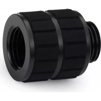 Alphacool Apex Grip Conector de extensão 20 mm rosca macho para rosca fêmea G1/4 polegadas preto (14812)