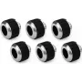 Alphacool Apex Grip conexão de compressão HardTube 13mm G1/4 cromado - pack de 6 14927