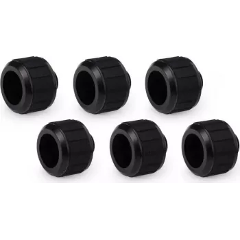 Alphacool Apex Grip HardTube Conexão de compressão 16mm OD rosca G1/4 preto pack de 6 (14929)