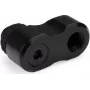 Alphacool Apex Grip Offset Adaptador 27mm Duplo 90° G1/4 Rosca Macho para Rosca Fêmea Rotativo Preto 14814