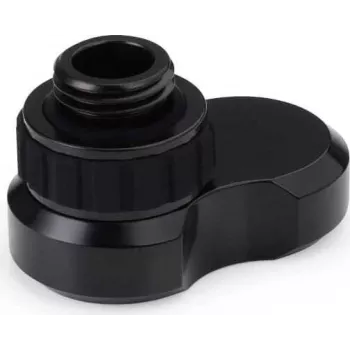 Alphacool Apex Grip Offset Fitting 16mm G1/4 macho para fêmea rotativo preto 14813