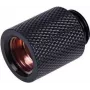 Alphacool HF Conector de extensão G1/4 para G1/4, 20 mm, Deep Black (17221)