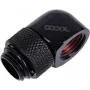 Tampão de fecho Alphacool Eiszapfen G1/4 polegadas preto profundo – tampão cego em latão com O-ring EPDM (17217)