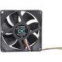 Alphacool ES ventoinha 80mm 800-6000 RPM 80x80x25mm (preto, rolamento de esferas duplo, PWM, 80 mm)
