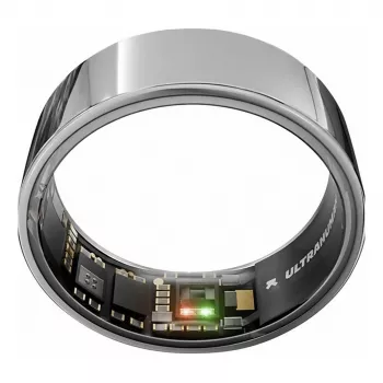 Ultrahuman Ring AIR Smart Ring, tamanho 12, Space Silver