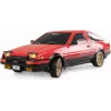 AMEWI AE86 carro de drift 1:18 RTR vermelho