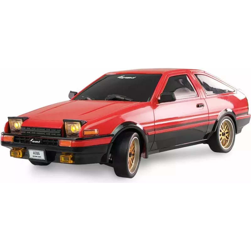 AMEWI AE86 carro de drift 1:18 RTR vermelho