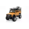 Carro RC AMEWI D90X28 Metal Scale Crawler 4WD 1:28 amarelo