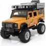Carro RC AMEWI D90X28 Metal Scale Crawler 4WD 1:28 amarelo