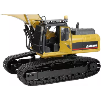 Amewi G705E escavadora metálica 1:14 RTR amarelo 14+