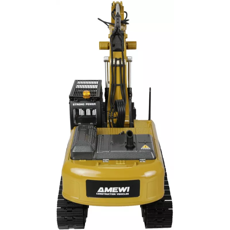 Amewi G705E escavadora metálica 1:14 RTR amarelo 14+