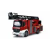 Camião de bombeiros com escada giratória Mercedes-Benz Amewi 1:18 RTR 2,4GHz com jato de água