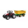 AMEWI Trator RC com atrelado basculante escala 1:24 2,4GHz 6 canais Li-Ion 500mAh