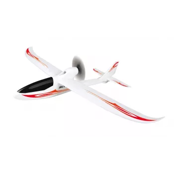 Amewi Skyrunner V3 Planador elétrico RC com giroscópio, 3 canais, 750 mm de envergadura, RTF