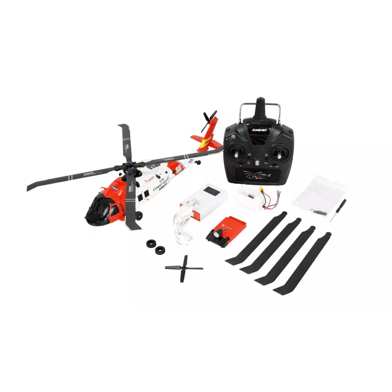 Amewi UH60 Black Hawk Coastguard helicóptero 6G/3D RTF