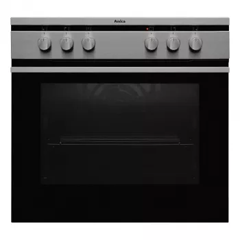 Amica EHC12713E conjunto de forno de encastrar com placa vitrocerâmica, 65 litros, 8 funções, classe energética A, aço inoxidável