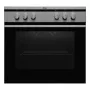 Amica EHC12713E conjunto de forno de encastrar com placa vitrocerâmica, 65 litros, 8 funções, classe energética A, aço inoxidável