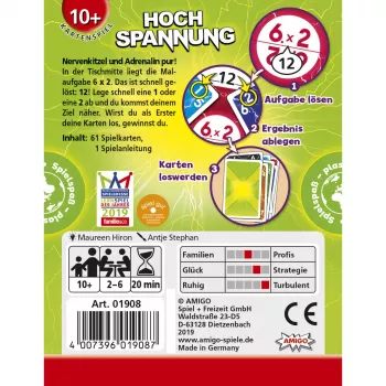 AMIGO Jogo de cartas Hochspannung