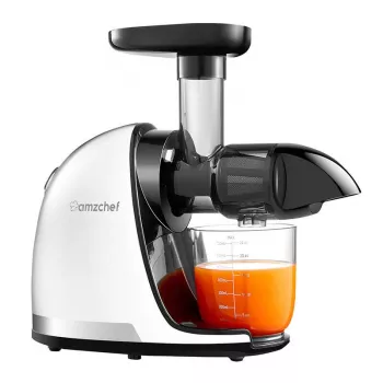 Extrator de sumo lento AMZCHEF 1501-WT (branco)