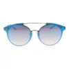 Óculos de sol de mulher ANA HICKMANN HI3060-6804G oversize quadrados armação dourada lentes castanhas degradê 68/13/145 mm