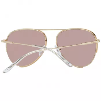 Óculos de sol de mulher ANA HICKMANN HI3083-5804A, quadrados, acetato Havana, lentes castanhas degradê, 58 mm