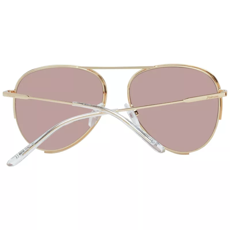 Óculos de sol de mulher ANA HICKMANN HI3083-5804A, quadrados, acetato Havana, lentes castanhas degradê, 58 mm