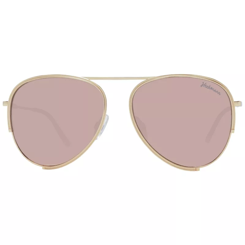 Óculos de sol de mulher ANA HICKMANN HI3083-5804A, quadrados, acetato Havana, lentes castanhas degradê, 58 mm