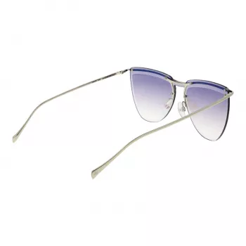 Óculos de sol ANA HICKMANN HI3085-13203A mulher borboleta - armação de acetato castanho Havana, lentes de policarbonato degradê castanhas, proteção UV400