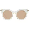 Óculos de sol borboleta de mulher ANA HICKMANN HI9063-49T02 castanho Havana armação de acetato lentes degradê castanhas 49/21/145 mm