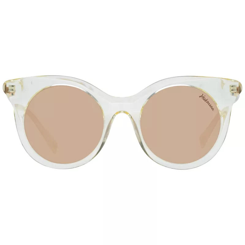 Óculos de sol borboleta de mulher ANA HICKMANN HI9063-49T02 castanho Havana armação de acetato lentes degradê castanhas 49/21/145 mm