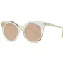 Óculos de sol borboleta de mulher ANA HICKMANN HI9063-49T02 castanho Havana armação de acetato lentes degradê castanhas 49/21/145 mm
