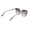 Óculos de sol ANA HICKMANN HI9080-62T03 mulher borboleta castanho tartaruga armação de acetato lentes degradê castanhas 62 mm