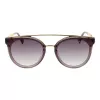 Óculos de sol ANA HICKMANN HI9080-62T03 mulher borboleta castanho tartaruga armação de acetato lentes degradê castanhas 62 mm