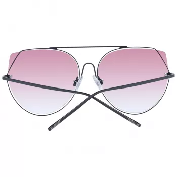 ANA HICKMANN Mulher HI3068-5809A Óculos de sol - armação de acetato castanho Havana, lentes de policarbonato castanho degradê, proteção UV400, 58/18/145 mm