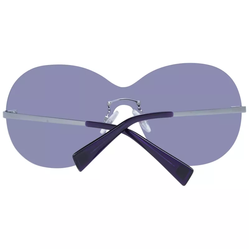 Óculos de sol de mulher em forma de borboleta ANA HICKMANN HI3058-14002A preto acetato lentes cinzentas degradê 57mm