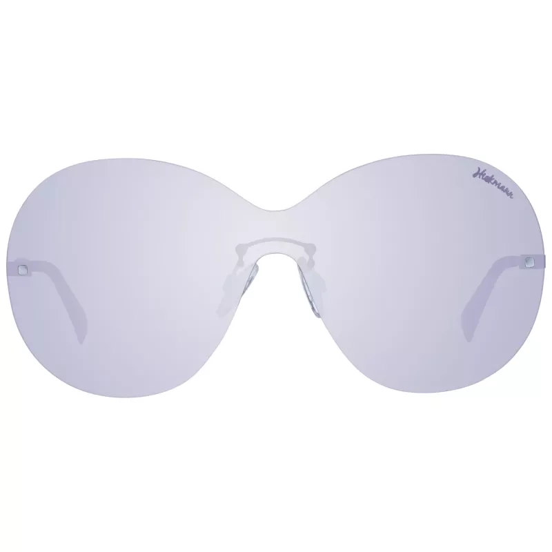 Óculos de sol de mulher em forma de borboleta ANA HICKMANN HI3058-14002A preto acetato lentes cinzentas degradê 57mm