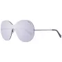 Óculos de sol de mulher em forma de borboleta ANA HICKMANN HI3058-14002A preto acetato lentes cinzentas degradê 57mm