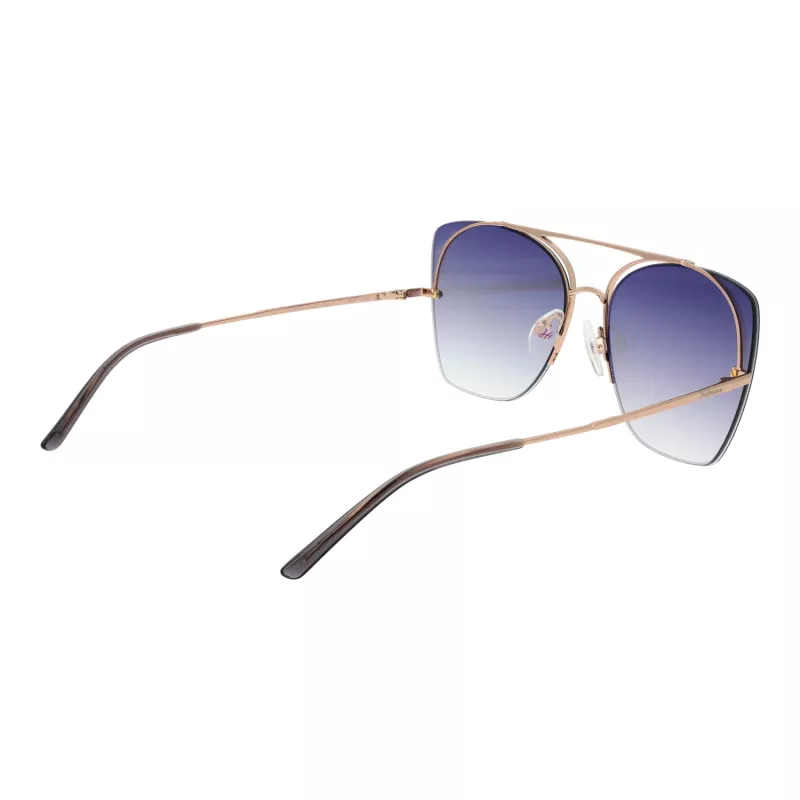 Óculos de sol de mulher ANA HICKMANN HI3075-5805A Butterfly - Lentes Havana/castanho degradê 58mm