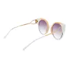 Óculos de sol ANA HICKMANN mulher cat-eye AH3180-52P02 - armação em acetato Havanna com lentes castanhas degradê - 53/22/145 mm