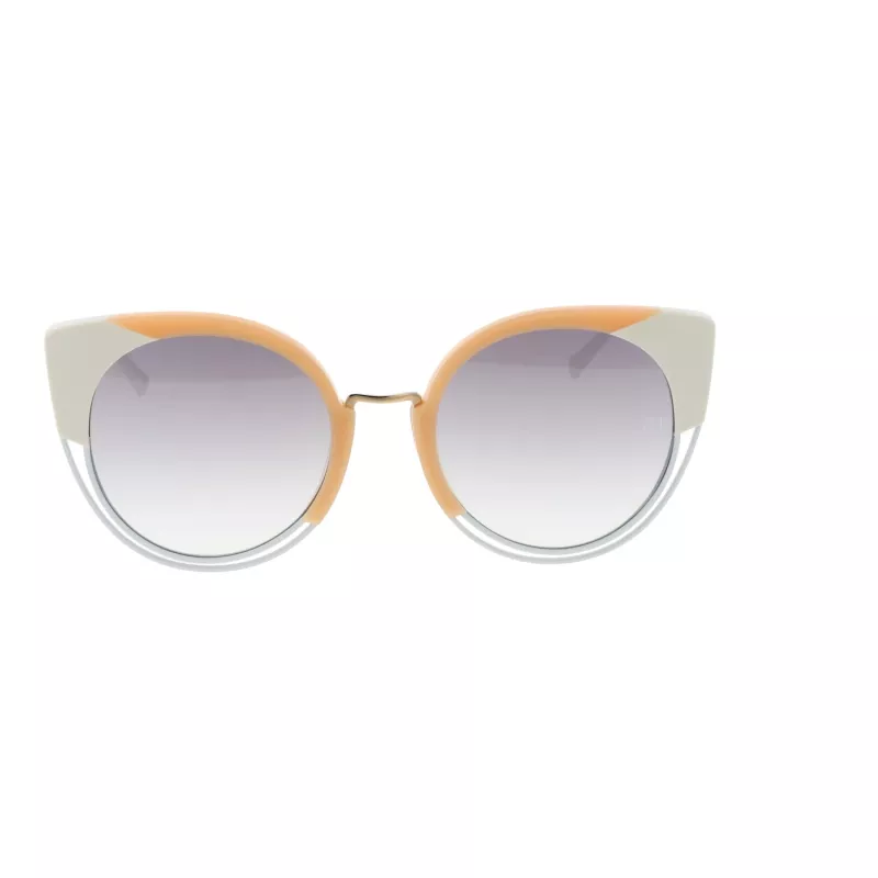 Óculos de sol ANA HICKMANN mulher cat-eye AH3180-52P02 - armação em acetato Havanna com lentes castanhas degradê - 53/22/145 mm