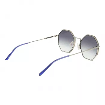 Óculos de sol de mulher em formato gatinho ANA HICKMANN HI3084-5406A - Armação em acetato Havana/tartaruga, lentes castanhas degradê, proteção UV400